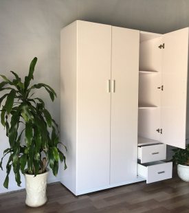 Alternative view of Tủ nhựa 3 cánh TN3C-02 (màu trắng)