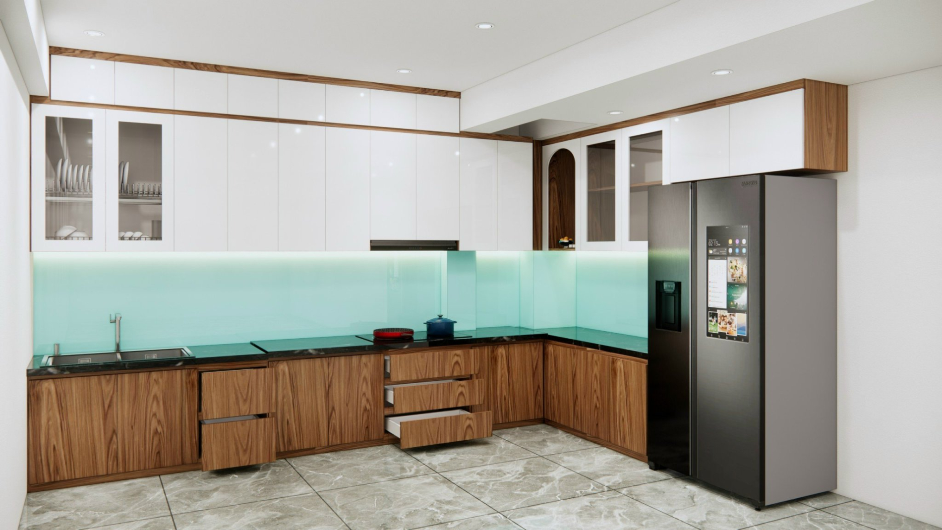 Tủ bếp nhựa TBN-25