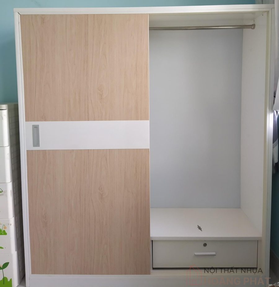 Tủ nhựa cửa lùa TNCL-16 - Ảnh 3