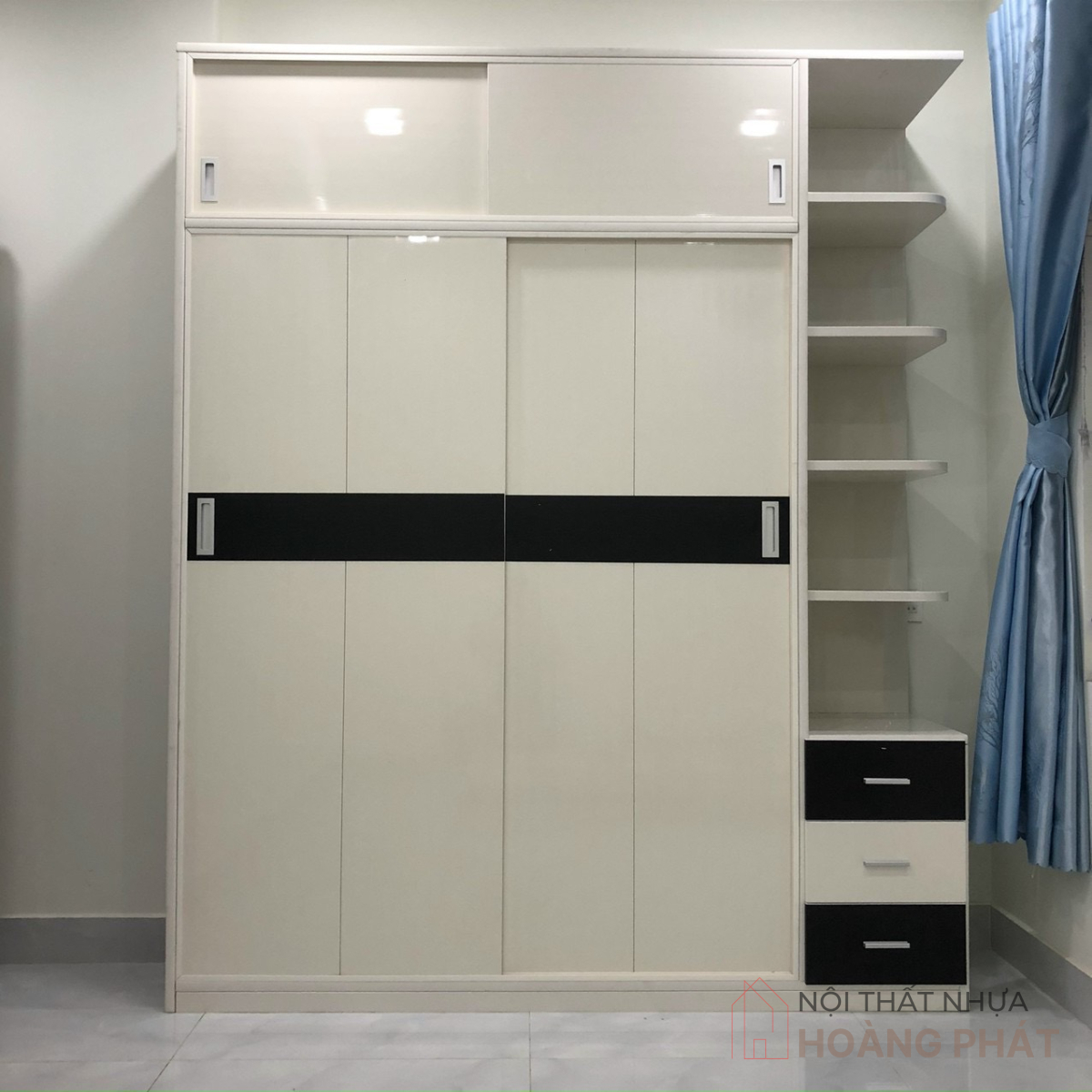 Tủ nhựa cửa lùa TNCL-23