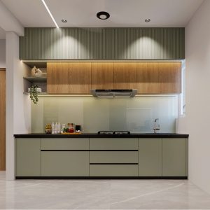 Có nên làm tủ bếp âm tường