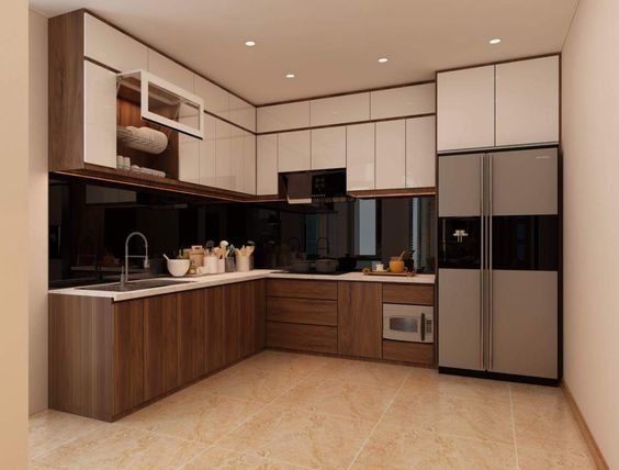 Tủ bếp kịch trần