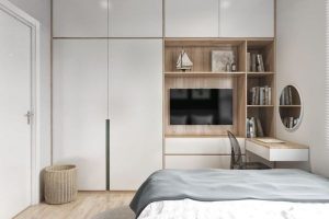 Tủ quần áo nhựa tay nắm âm