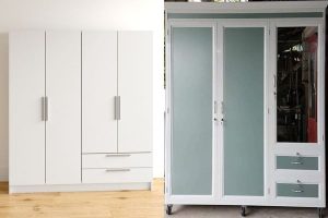 Tủ quần áo nhựa và tủ quần áo nhôm kính